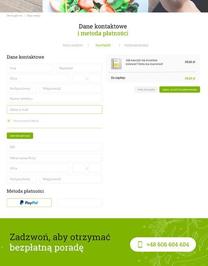 Dietolinia.pl - sklep internetowy z ebookami